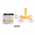 Windshield Repair Kit For Chips And Cracks Windscreen Restore Fix Set Four-angle Glass Crack Resin Sealer Car Auto