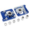 Dna Motoring Cbk-plt-fm94-bl Front Adjustable 2 5 Coilover Camber Caster Plates 