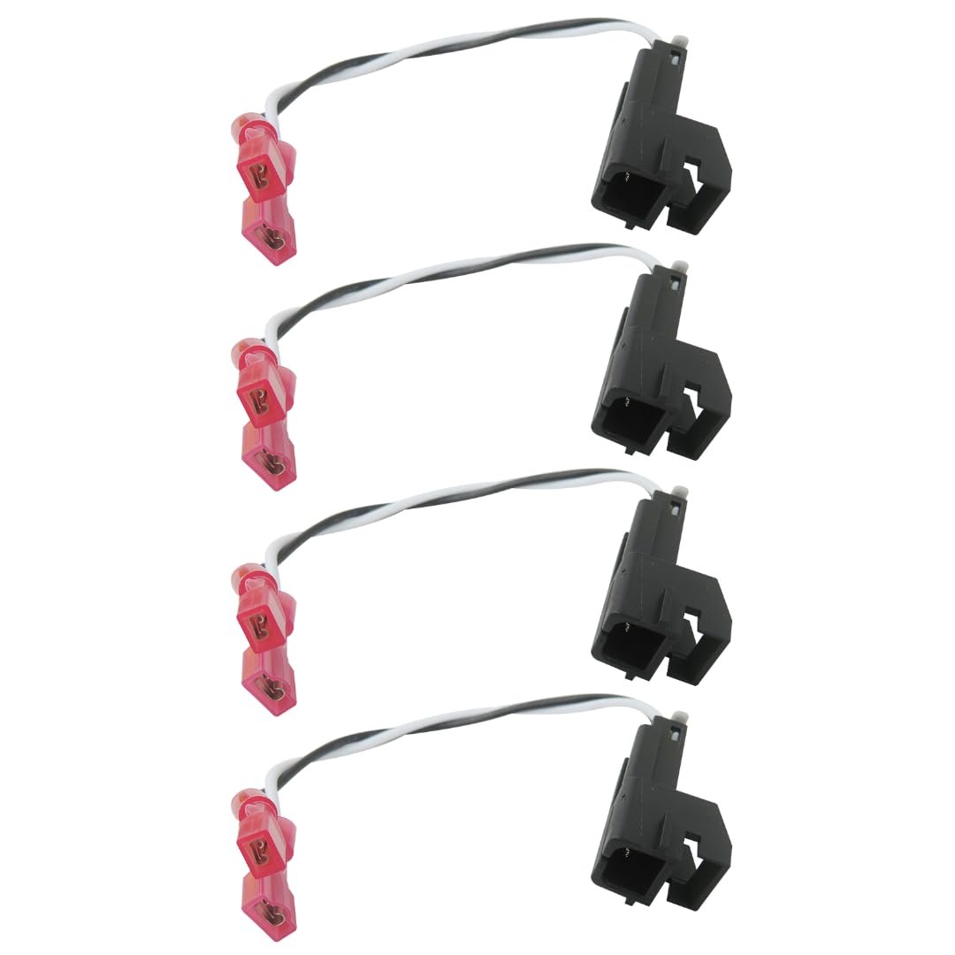 4 Pcs Door Speaker Wiring Harness Replacement Fit For Buick 2002-2006 Rendezvous