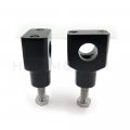 Httmt Alu 7 8 22mm Handlebar Handle Fat Bar Mount Clamp Riser Compatible With Dirt Bike Motocross