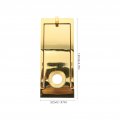 Angoily Front Door Knockers For Household Eye Viewer And Security Knocker Simple Zinc Alloy