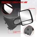 Auto Dynasty Dual Glass Right Side Manual Telescoping Towing Mirror Compatible With Froniter 05-15