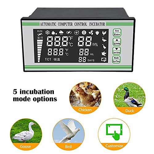 Xm-18s Egg Poultry Incubator System 110v Automatic Controller Thermostat Temperature Humidity Sensor