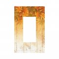 Autumn Maple Leaf 1 Gang Light Switch Cover Decorative Single Rocker Wall Plate Decora Faceplate Electrical Gfci Switchplate 