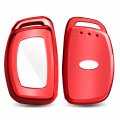 Soft Tpu Key Fob Cover Protector For 2019 2020 2021 Hyundai Elantra Ioniq Sonata Tucson Gt Red Case With Keychain And 