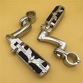 Chrome Peg Mounting Kit With Eagle Hawk Foot For Bike Equipped 1-1 4 Inch Front Engine Guard Frame Tube Iron 883 Xl883n Electra