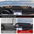 Cartist Suede Dash Mat Cover For Honda Cr-v Crv 2017-2022 Nonslip Dashboard Protector Sunshade No Glare