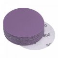 Uxcell 20pcs 3-inch Purple Sanding Discs 800 Grits Hook And Loop Professional Aluminum Oxide Sand Paper Wet Dry Polish For Wood