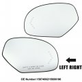 Uxcell 1 Pair Car Driver Passenger Side Mirror Glass Heated Led Turn Signal W Backing Plate For Chevrolet Suburban Silverado