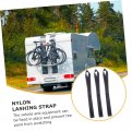 Hemoton 24 Pcs Motorcycle Hook Strap Tension Belt Cargo Cinch Cable Ties Luggage Straps Safe Loop Band Car Crackle Glass Round
