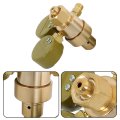 2 Pcs Small Brass Acetylene Regulator Cga-200 And Oxygen Cga540 For Welding Cutting 