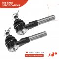 A-premium Set Of 8 Front Upper Lower Ball Joint Inner Outer Tie Rod End Compatible With Dodge Ram 2500 1994-1999 3500 Rwd Only