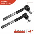 A-premium Set Of 8 Front Upper Lower Ball Joint Inner Outer Tie Rod End Compatible With Dodge Ram 2500 1994-1999 3500 Rwd Only