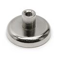 2 Pieces Of Cms Magnetics Neodymium Cup Magnets W Female Threaded Stud 70 Lbs Hoding Power 