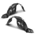 Front Left And Right Side Fender Liner Set For Honda Civic Hatchback Sport 2017-2019 2 Pcs Black 