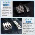 X Autohaux 3 Pcs Accelerator Pedal And Brake Cover Set For Bmw 1 2 4 Series F20 F21 F22 F23 F30 F31 F32 F33 F34 F36 Metal