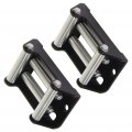 Ocpty Heavy Duty 2pcs Universal 4-1 4 Winch Fairlead Roller Guide Atv Utv Steel Cable