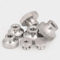 Idomin 5pcs Stainles Steel Knurled Thumb Nut Hand Screw Blind Hole Through Decoration Nail M2 M2 5 M3 M4 M5 M6 Size M4