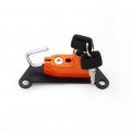 Motorcycle Helmet Lock Anti-theft Security Compatible With Rc125 Rc390 2014-newer Rc250 2015-newer- Orange