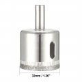 Uxcell 2pcs 32mm Diamond Drill Bit Hole Saw For Glass Tile Marble Fiberglass Ceramic Stone Bottles Pots