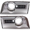 Gmc Terrain Fog Light Cover 2010 11 12 13 14 2015 Driver Passenger Side Pair Set Bezel Chrome Dot Sae Compliance Gm1038123 