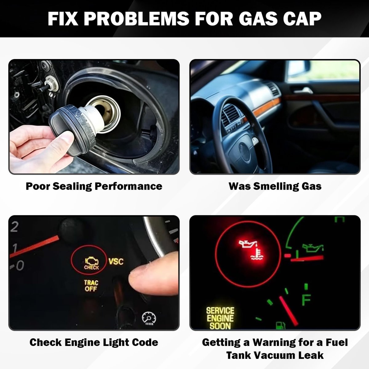 Gt359 E85 Gas Cap Fuel Replacement For Chevy Express 3500 Silverado Gmc Savana Sierra And Cadillac Escalade Part Number