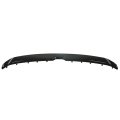 Grille Trim Molding With Brackets Gloss Black Front Upper Replacement For 2019-2022 Ram 1500 