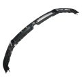 Grille Trim Molding With Brackets Gloss Black Front Upper Replacement For 2019-2022 Ram 1500