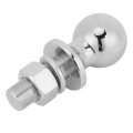 Chrome Trailer Hitch Ball 2 Inches Diameter 7500lbs Rated Towing Capacity For Boat Rv Suv