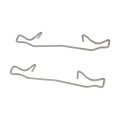 Rear Brake Pad Set For Mercedes Benz E350 2010 2011 2012 2013 2014 Semi Metallic 2 Wheel Replacement 74206220 