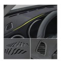 Yingde 1pcs New Black Leather Car Dashboard Sun Cover Non Slip Dash Mat For Land Rover Range Velar 2018 2019 2020 2021 2022
