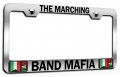 The Marching Band Mafia Italian Italy Chrome Metal License Plate Frame Tag Holder P26 