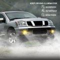 Bumper Fog Lights With Bulbs For Nissan Titan 2004 2015 And Armada 2005 2007 Yellow Lens Front Lower Driving Lamps Left Right