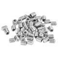 Socket Set Screws 50pcs M5x6mm Metric 316 Stainless Steel Hex Headless Cup Point Grub For Repairing Compact Instruments 