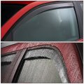 Auto Dynasty Tape-on Window Visor Deflector Rain Guard Compatible With Kia Optima 06-10 4-pieces Tinted