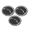 3pcs Carbon Fiber Dashboard Centre Console Air Conditioner Vent Outlet Covers Trim Ford For Mustang 2015 2016 2017 2018 2019 