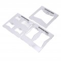 3pcs Router Templates For Woodworking Hardened Acrylic Jig Butterfly Inlay Kit Splicing Wood Wooden Furniture Repair
