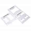 3pcs Router Templates For Woodworking Hardened Acrylic Jig Butterfly Inlay Kit Splicing Wood Wooden Furniture Repair