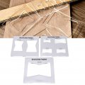 3pcs Router Templates For Woodworking Hardened Acrylic Jig Butterfly Inlay Kit Splicing Wood Wooden Furniture Repair