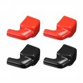 Uxcell Battery Terminal Insulating Rubber Protector Covers For 8mm 15mm Cable Red Black 2 Pairs 
