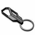 Ipick Image For Lincoln Continental Gunmetal Black Carabiner-style Snap Hook Metal Key Chain Keychain Official Licensed