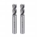 Uxcell 2pcs 10mm Shank X 22mm Straight Flat Nose End Mill Cutter Cnc Router Bits 4 Flute