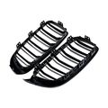 Glossy Black Front Kidney Grille Lh Rh For 14-17 Bmw F32 F33 F36 F82 F83 428i 435i Pre-lci