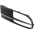 Fog Light Bezel For Volkswagen Beetle 2012 2019 Front Passenger Side Black Plastic With Chrome Center Strip Replaces Vw1039117