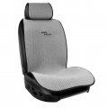Sojoy Isotowel Car Seat Cover For Front Breathable Fabric With Non-slip Bottom Comfort Protector Cold Weather Black White 