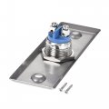 Uxcell Push Button Release Switch Door Access Control System Stainless Steel Panel 92mmx28mm Dc 12v 3a Silver Tone