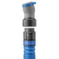 Dust Right Flexiport 1 25 In Id Quick Click Collector Adapter Non Slip Durable Port With Swivel And Elbow Design For Tangle