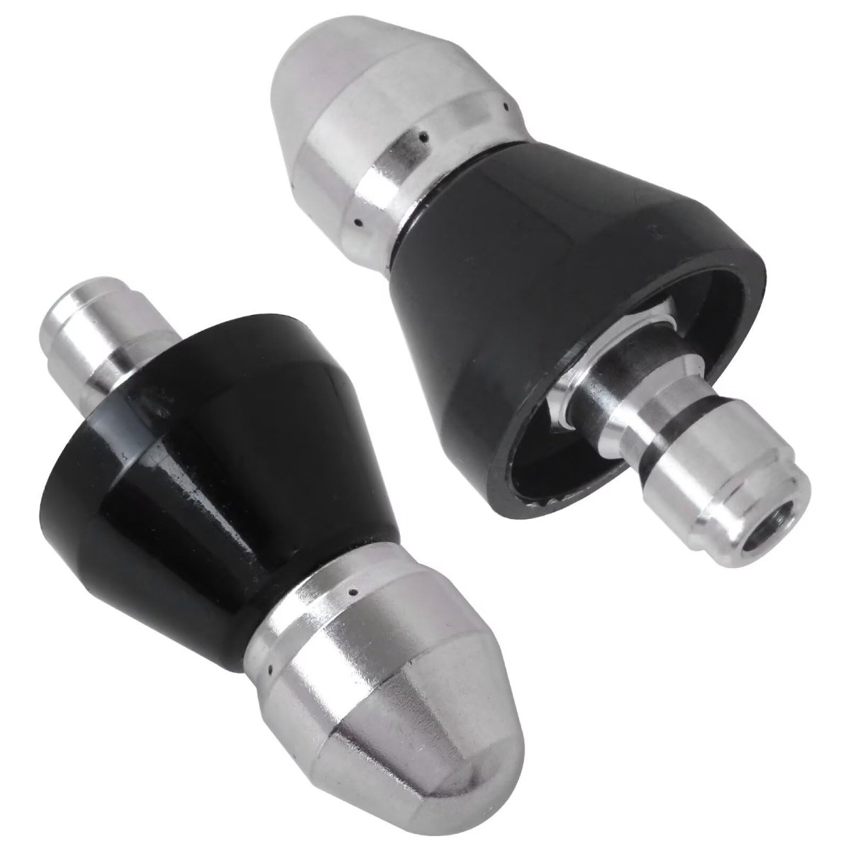 2-pack Stainless Steel Sewer Jetter Nozzle Set With 1 4 Quick Connector Fit For High Pressure Cleaning 5000psi A