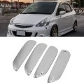 4pcs Exterior Door Handle Cover Self Adhesive Car Outside Sticker Replacement For Fit Jazz 2008a 2013