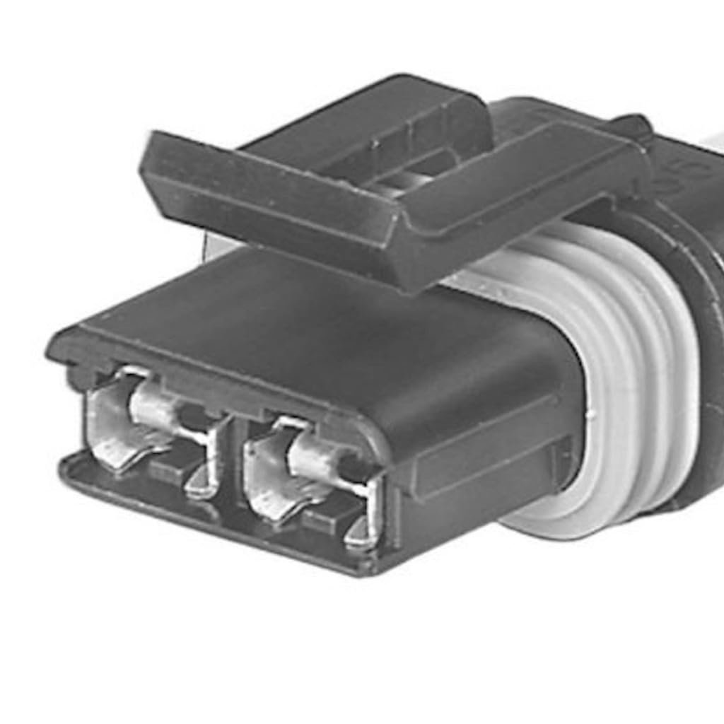 Multi Purpose Pigtail For Saturn Aura 2007 2008 2009 Black Rectangular Shape 2 Terminals Male Female Gender